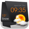 Icona 3D Clock Current Weather Free