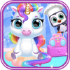 Icona unicorno virtual pooney pet game