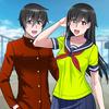 Icona Anime High School Girl Life : High School Games 3D