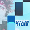 Icona Anime Piano Demon Slayer Tanjiro Tiles