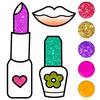 Icona Beauty Coloring Book Glitter
