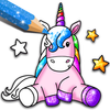 Icona Unicorn Coloring Book