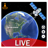 Icona Live Earth Map - World Map 3D, Vista satellitare