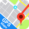 Icona GPS mappe abitare navigazione